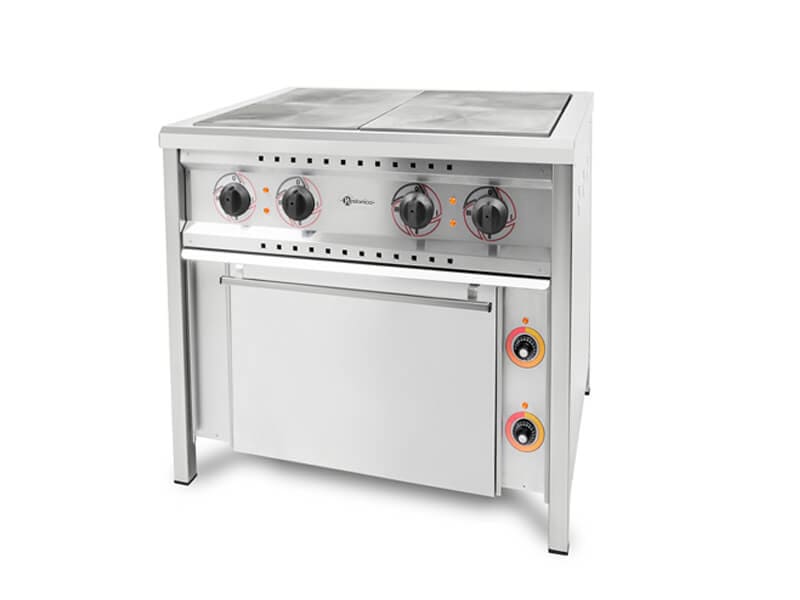 Плита електрична з духовкою ТВК РЕСТОГРУП ПЕД-4-М ЕЛІТ